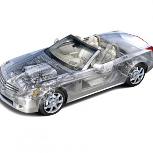 2006 Cadillac XLR Cutaway