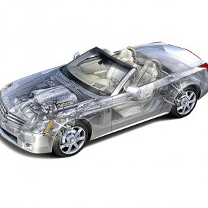 2004 Cadillac XLR Cutaway