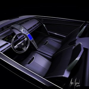 2002 Cadillac Cien Concept Interior