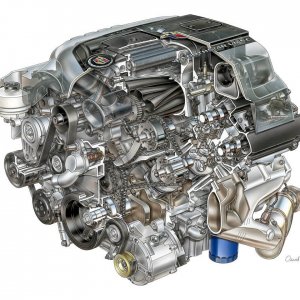 Northstar V8 SC 2006 4.4L V-8 (LC3) for Cadillac XLR-V