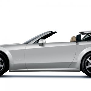 2007 Cadillac XLR Roof Open