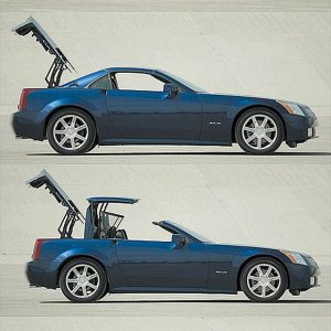 2004 Cadillac XLR Top Down Process