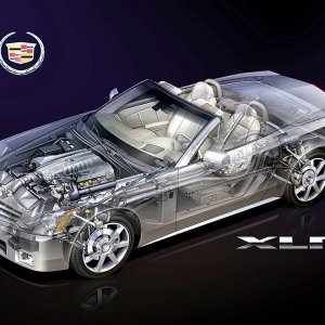 Cadillac XLR Cutaway