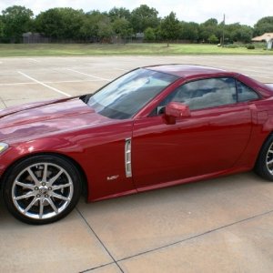 2009 Cadillac XLR-V - Crystal Red Metallic