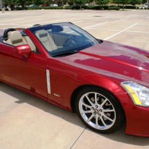 2009 Cadillac XLR-V - Crystal Red Metallic