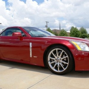 2009 Cadillac XLR-V - Crystal Red Metallic