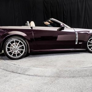 Media '2009 Cadillac XLR-V - Black Cherry Metallic' in category 'Black Cherry Metallic'