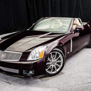 2009 Cadillac XLR-V - Black Cherry Metallic