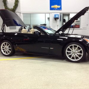 2007 Cadillac XLR-V - Black Raven