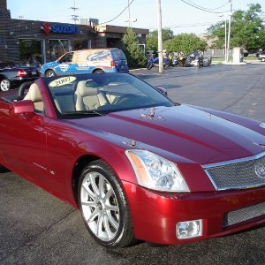 2007 Cadillac XLR-V in Infrared