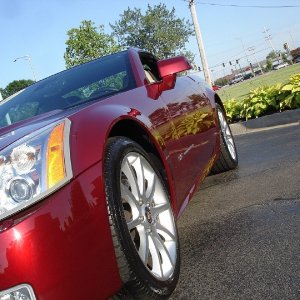 2007 Cadillac XLR-V in Infrared