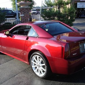 2007 Cadillac XLR-V in Infrared