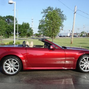 2007 Cadillac XLR-V in Infrared