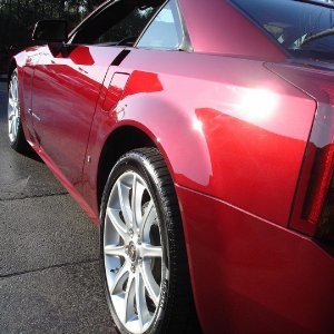 2007 Cadillac XLR-V in Infrared