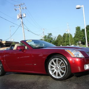 2007 Cadillac XLR-V in Infrared