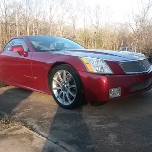 2008 XLR-V Crystal Red Metallic