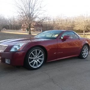 2008 XLR-V Crystal Red Metallic
