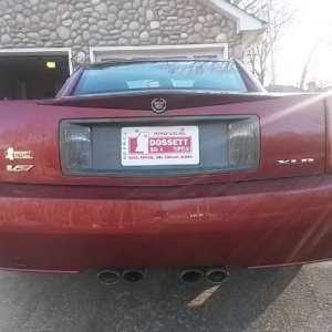 2008 XLR-V Crystal Red Metallic
