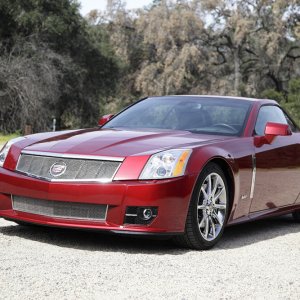 20009 Cadillac XLR-V - Crystal Red Metalic