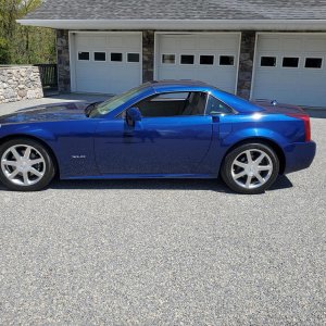 2004 Cadillac XLR in Xenon Blue