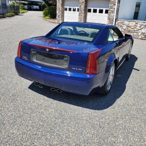 2004 Cadillac XLR in Xenon Blue