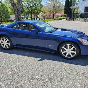 2004 Cadillac XLR in Xenon Blue