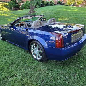 2004 Cadillac XLR in Xenon Blue