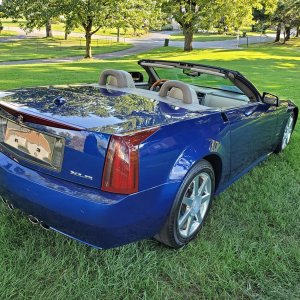 2004 Cadillac XLR in Xenon Blue