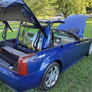 2004 Cadillac XLR in Xenon Blue