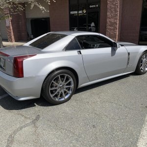 2009 Cadillac XLR-V in Radiant Silver