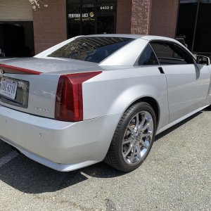 2009 Cadillac XLR-V in Radiant Silver