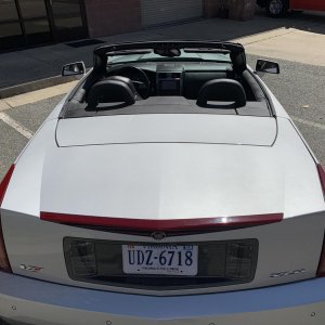 2009 Cadillac XLR-V in Radiant Silver