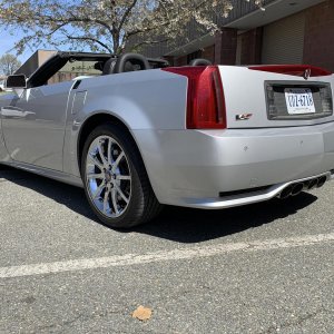 2009 Cadillac XLR-V in Radiant Silver