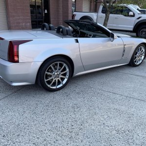 2009 Cadillac XLR-V in Radiant Silver