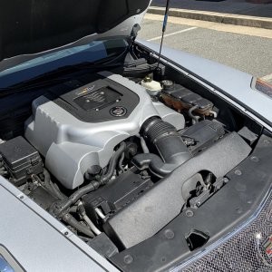 2009 Cadillac XLR-V in Radiant Silver