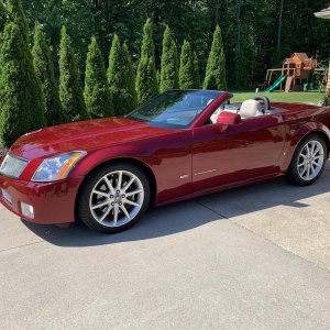 2006 Cadillac XLR-V in Infrared with Shale Ebony Interior