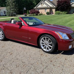 2006 Cadillac XLR-V in Infrared with Shale Ebony Interior