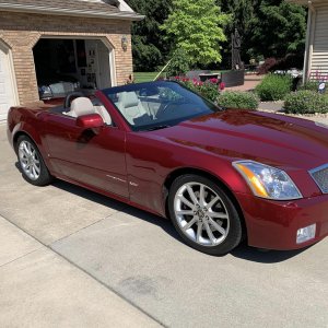 2006 Cadillac XLR-V in Infrared with Shale Ebony Interior
