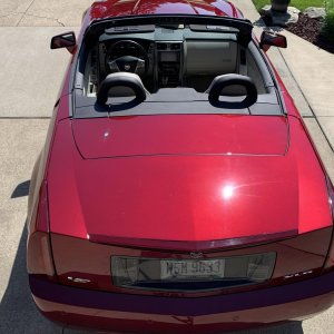 2006 Cadillac XLR-V in Infrared with Shale Ebony Interior