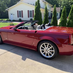 2006 Cadillac XLR-V in Infrared with Shale Ebony Interior