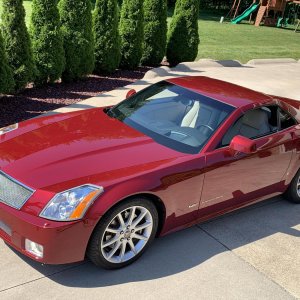 2006 Cadillac XLR-V in Infrared with Shale Ebony Interior