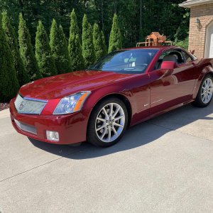 2006 Cadillac XLR-V in Infrared with Shale Ebony Interior