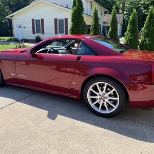 2006 Cadillac XLR-V in Infrared with Shale Ebony Interior