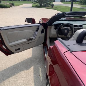 2006 Cadillac XLR-V in Infrared with Shale Ebony Interior