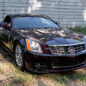 2009 Cadillac XLR in Black Cherry Metallic