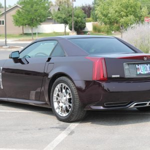 2009 Cadillac XLR in Black Cherry Metallic