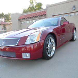 2008 Cadillac XLR-V in Crystal Red Metallic