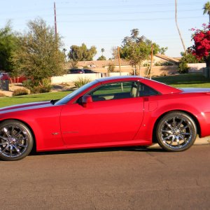 2008 Cadillac XLR-V in Crystal Red Metallic