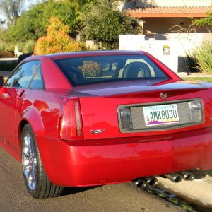 2008 Cadillac XLR-V in Crystal Red Metallic