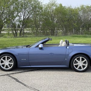 2006 Cadillac XLR in Blue Steel